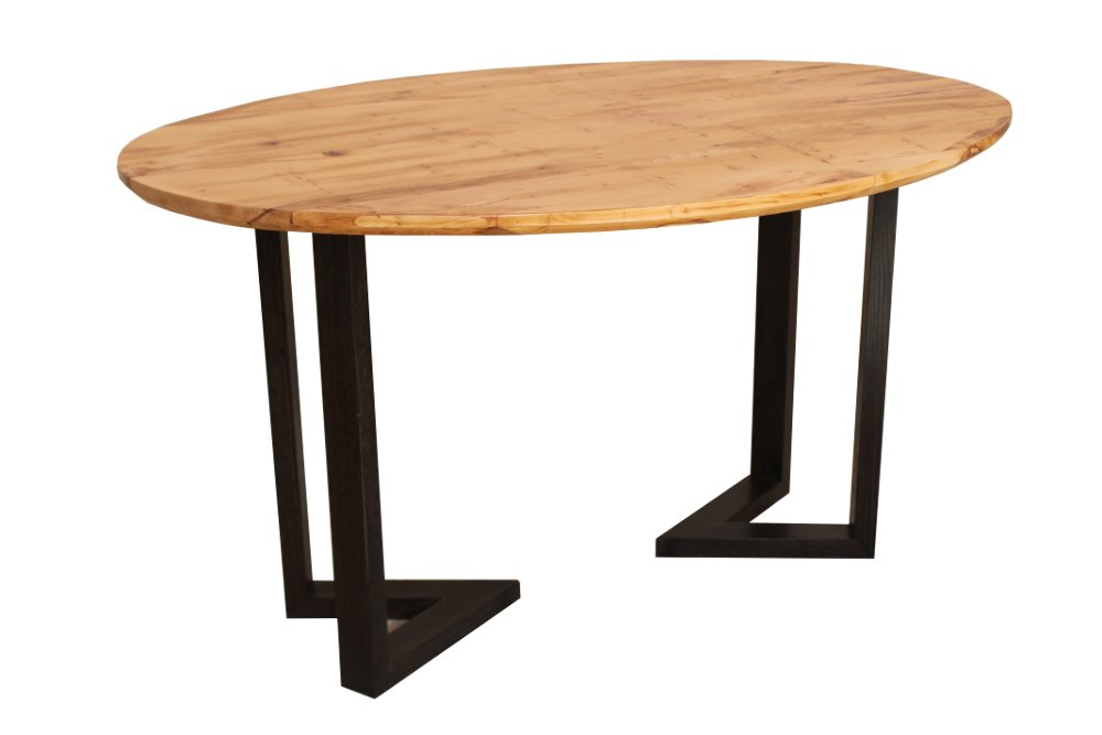 Table ovale de Bertrand Aupècle